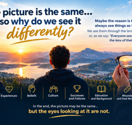 The picture is the same… so why do we see it differently?